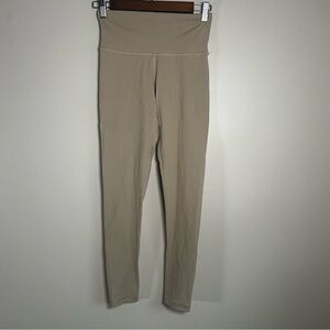 Tna ARITZIA Womens Leggings Size S Tan High Waisted Athleisure Activewear